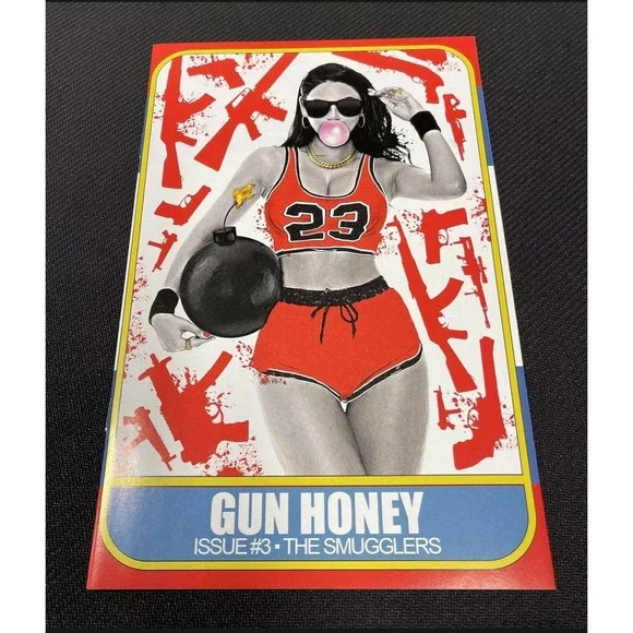 Gun Honey #3 C2E2 Javan Jordan 23 Chicago Bulls Variant Limited 300
